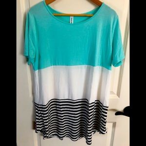 NWOT Short sleeve striped boutique T-shirt
